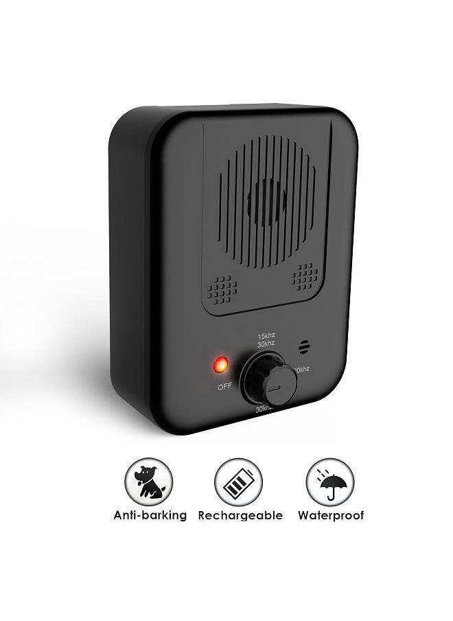 Generic - K4 Anti Barking Device Dog Bark Control Behavior Training Waterproof Rechargeable Tool Suitable for Small Medium Large Size Dogs 10m Control Range LED Indicate Indoor and Outdoor Deterrent System - Image 1