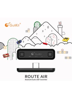 NIBEMINENT Gulikit Bluetooth Audio Transmitter Adapter For Switch / Lite Ps4 Pc Black  - Image 3