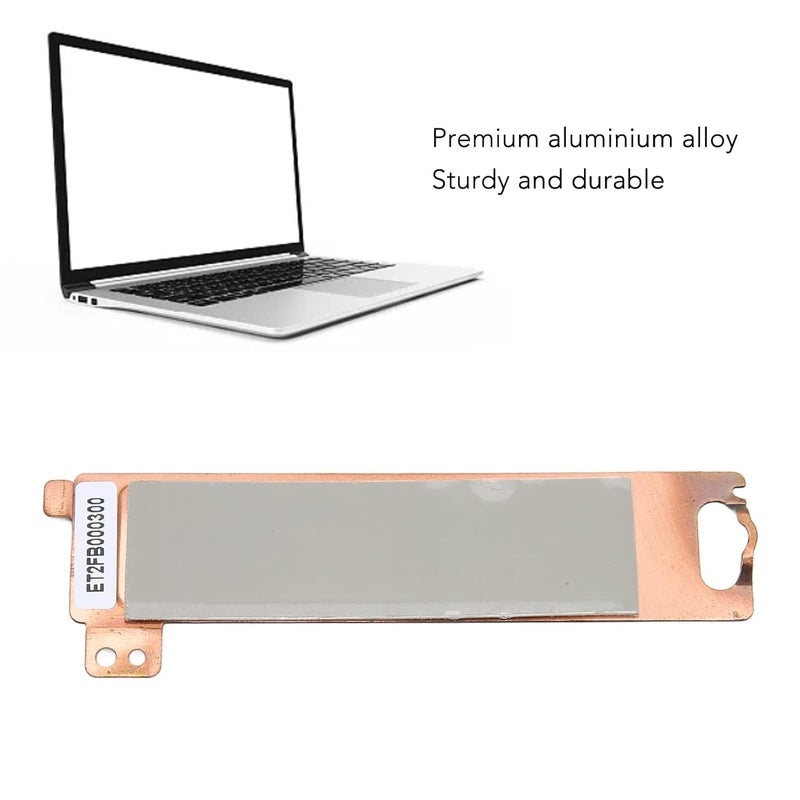 غطاء قرص صلب مع مشتت حراري M.2 2280 SSD، من سبائك الألومنيوم، مشتت حراري Nvme M.2 NGFF SSD مع حامل لـ Latitude 5400 5401 5404 5410 5411 (ليس القرص الصلب) - Image 4