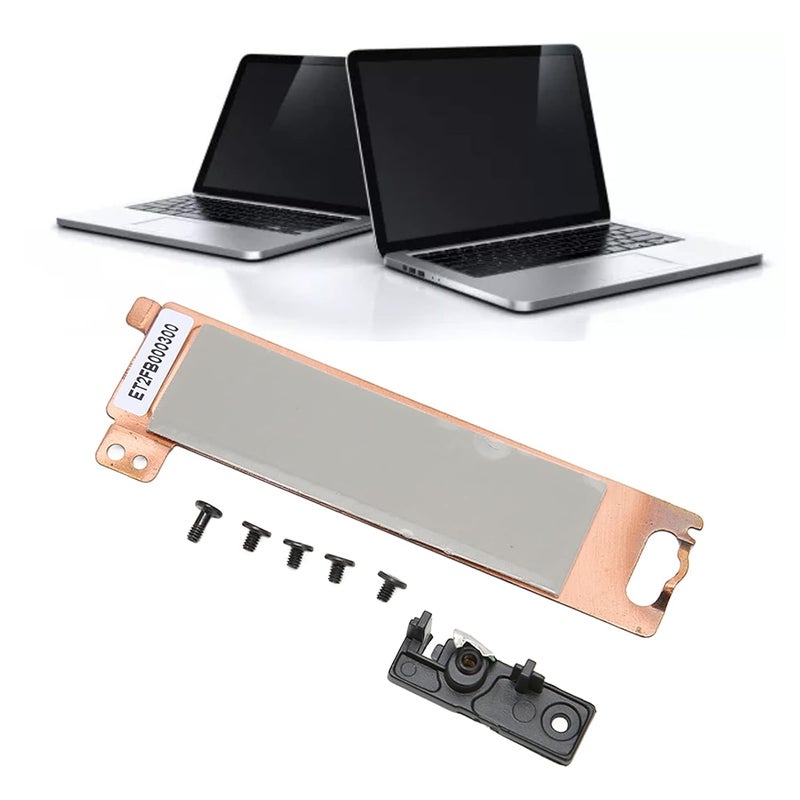 غطاء قرص صلب مع مشتت حراري M.2 2280 SSD، من سبائك الألومنيوم، مشتت حراري Nvme M.2 NGFF SSD مع حامل لـ Latitude 5400 5401 5404 5410 5411 (ليس القرص الصلب) - Image 2