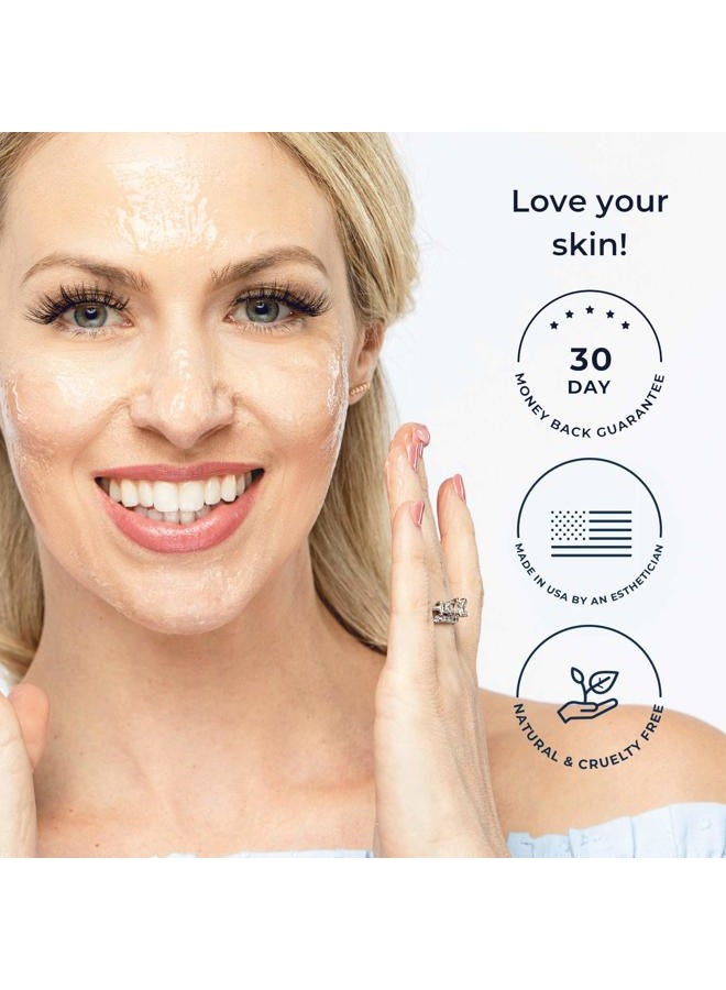 Alana Mitchell Anti Aging Peel Off Collagen Face Mask For All Skin Types Instantly Reduces Wrinkles & Fine Lines - Tightening Firming Smoothing & Toning - All Natural (Two Pack) - Image 2