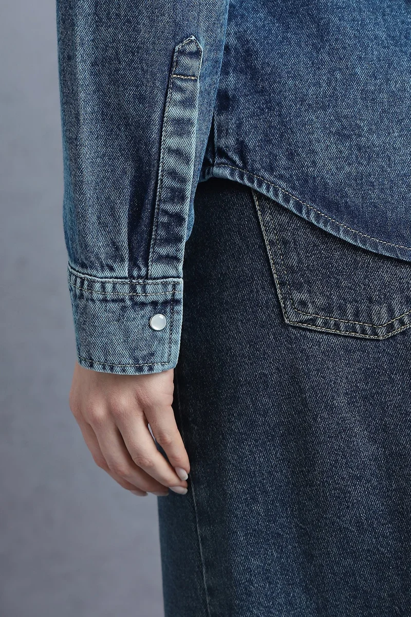 inkd  WOMEN'S DENIM SHIRT|DENIM DRAMA|Women Apparel – Everyday Comfort Wear for Women | Best Price UAE