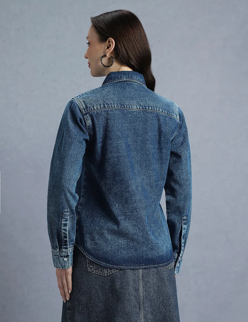 inkd  WOMEN'S DENIM SHIRT|DENIM DRAMA|Women Apparel – Everyday Comfort Wear for Women | Best Price UAE