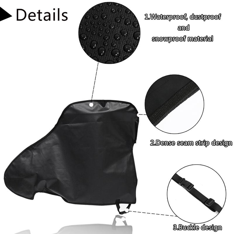Waterproof Caravan Hitch Cover PVC Trailer Tow Ball Coupling Lock Breathable Rain Snow Protector - Image 4