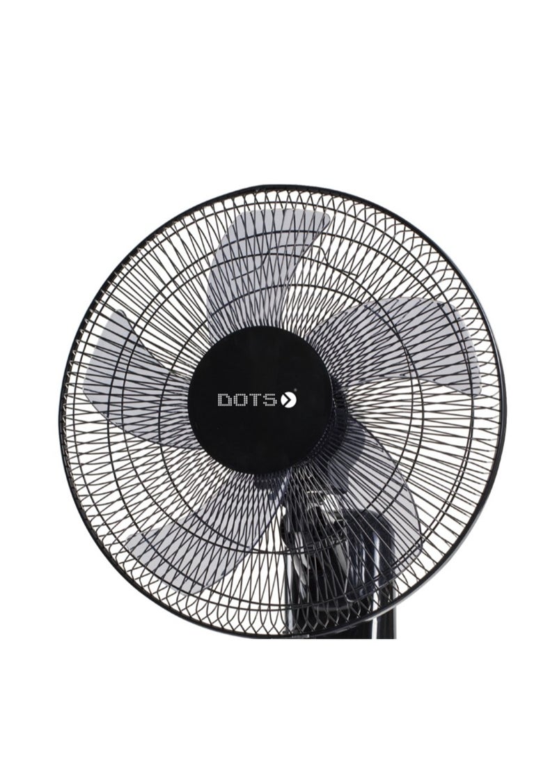 دوتس مروحة حائط من دوتس، 3 سرعات تحكم، TFW-B01، أسود - Image 4