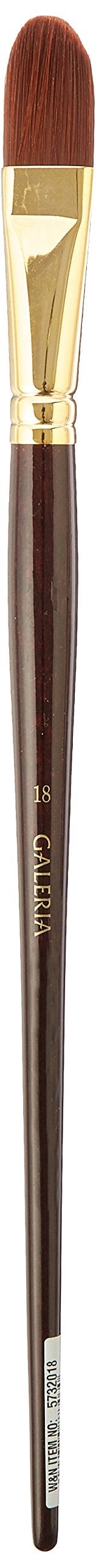 Winsor Newton Winsor & Newton Galeria Filbert Long Handle Brush, Size 19 - Image 1