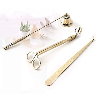 YURROAD YURROAD 3 in 1 Candle Snuffer Long Handle Candle Extinguisher Candle Wick Trimmer Candle Cutter Candle Wick Dipper Kit  - Image 1
