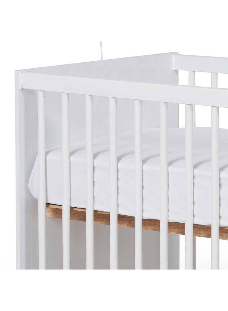 Pan Home WHITTER GUTTI CRIB 60X130 CM WHITE - Image 4