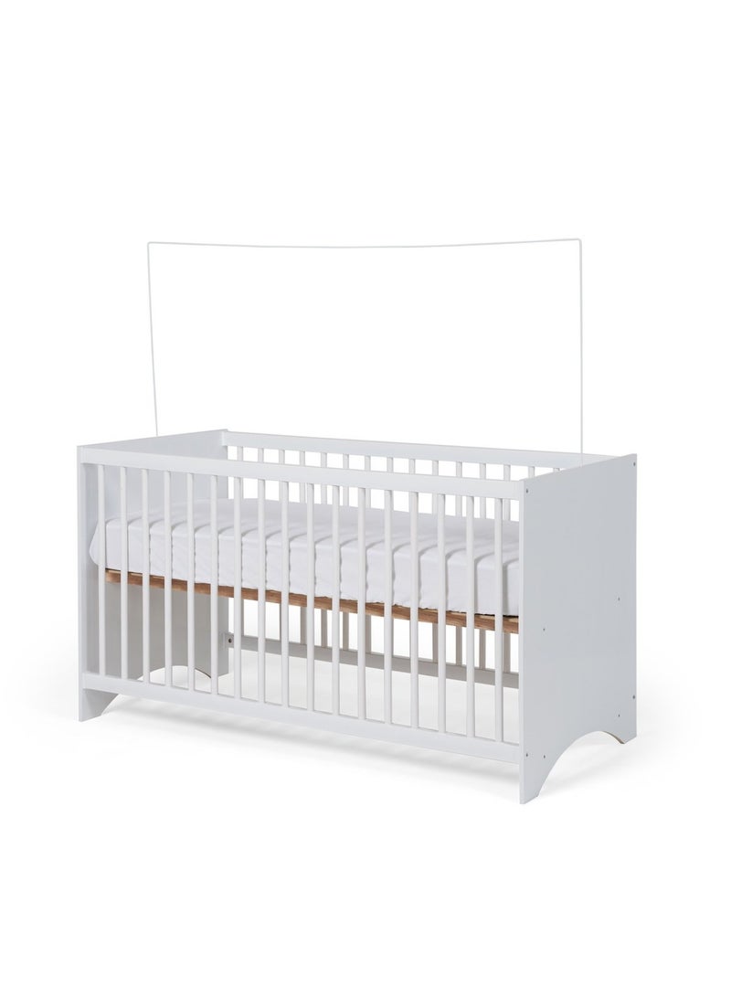 Pan Home WHITTER GUTTI CRIB 60X130 CM WHITE - Image 3