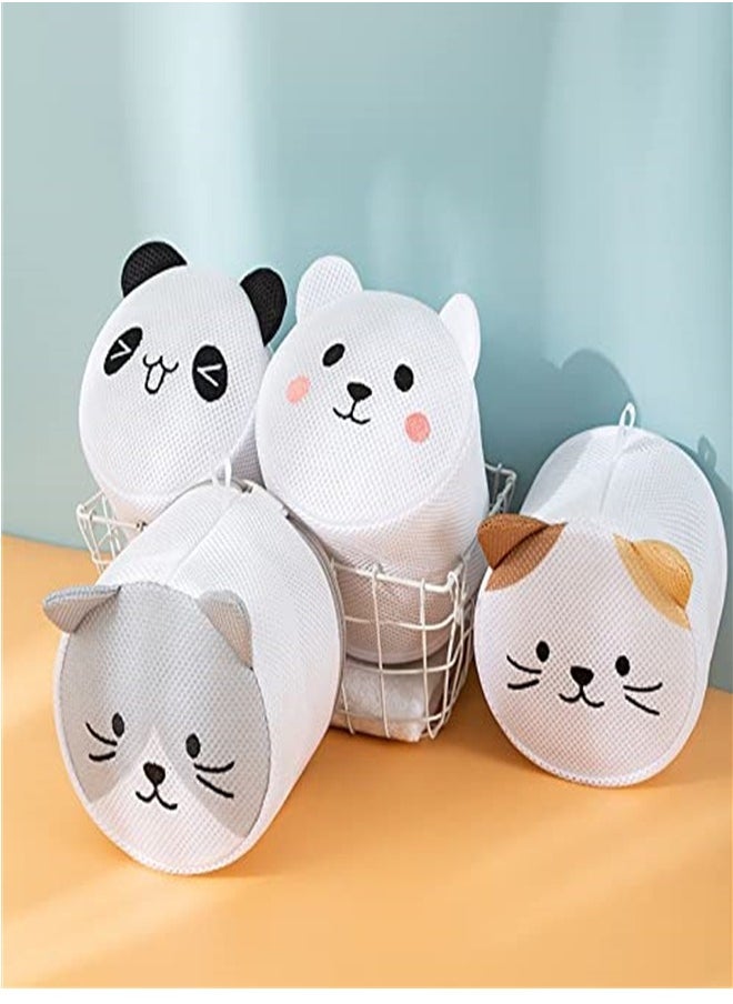 SYOSI - Mesh Laundry Bags, Set of 2 Delicate Laundry Bag for Washing Machine, Clothing Washing Bags, Garment Bags for Laundry, Lingerie Bag, Travel Storage Organize Bag(Cat Set) - Image 1