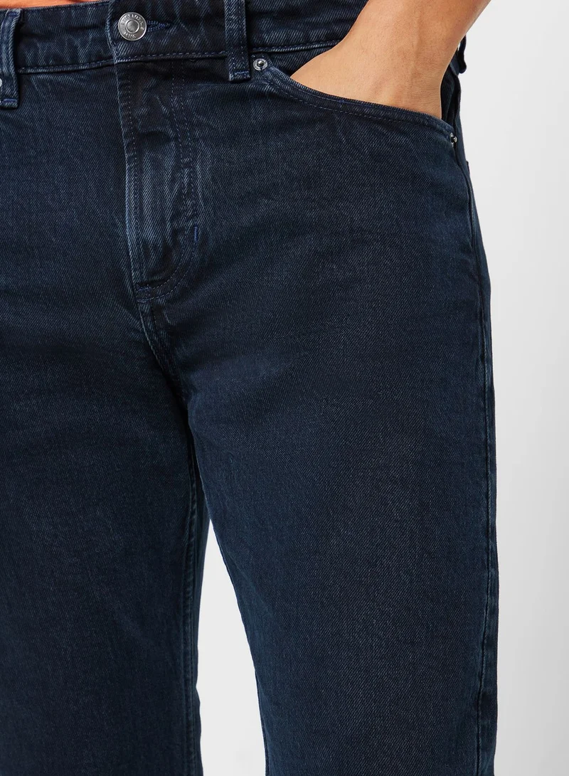 Mango Man Rinse Wash Straight Fit Jeans