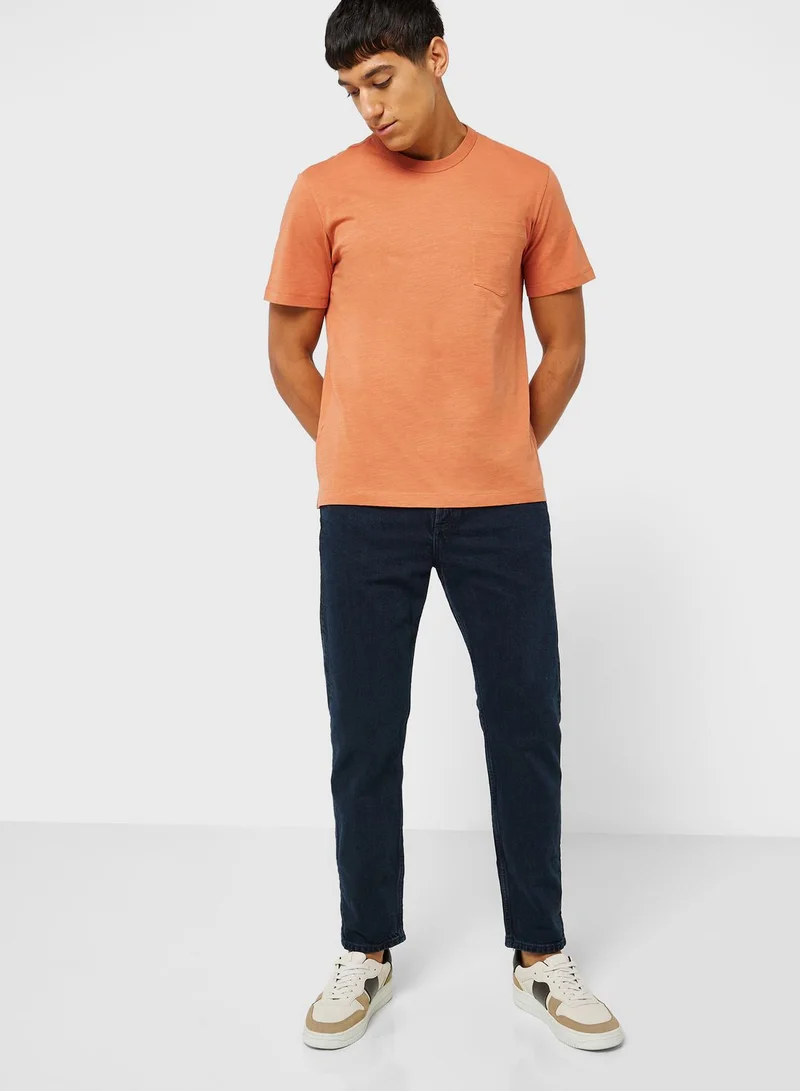 Mango Man Rinse Wash Straight Fit Jeans
