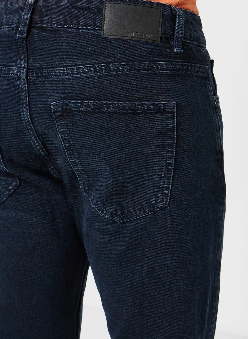 Mango Man Rinse Wash Straight Fit Jeans