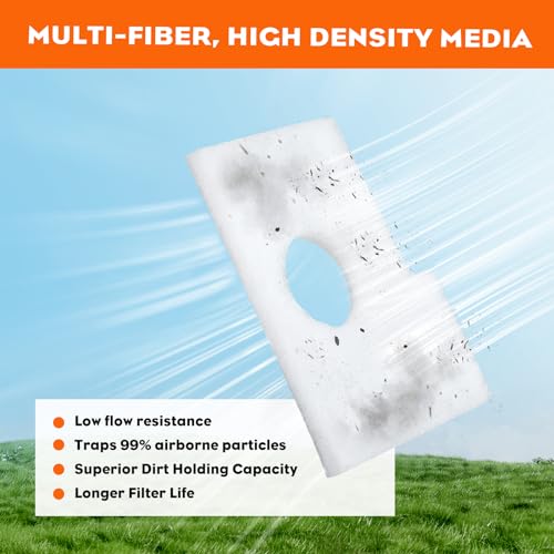 Hipa MS170 MS180 Air Filter for STIHL MS 170 MS 180 017 018 Chainsaw Parts Replace 1130 124 0800 Chainsaw Air Filter Pack of 6 - Image 4