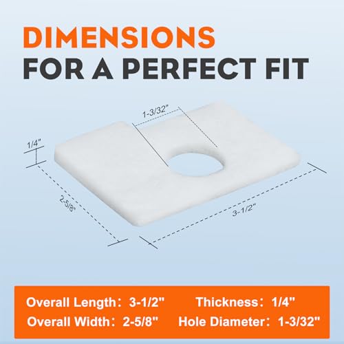 Hipa MS170 MS180 Air Filter for STIHL MS 170 MS 180 017 018 Chainsaw Parts Replace 1130 124 0800 Chainsaw Air Filter Pack of 6 - Image 3