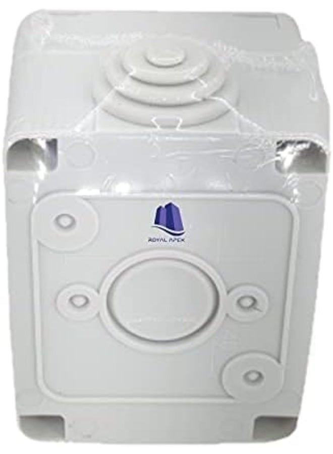 Royal Apex Outdoor Waterproof Weatherproof Switch Socket IP55 Grey (1 GANG 2 WAY SWITCH) - Image 2