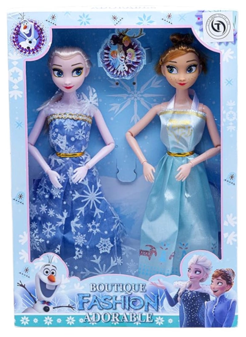 Disney baby - مجموعة دمى الأميرة إلسا وآنا فروزن للبنات - Image 1