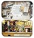 Flever Dollhouse Miniature DIY House Kit Creative Room with Furniture and Cover for Romantic Valentines GiftHappy Corner - Image 3