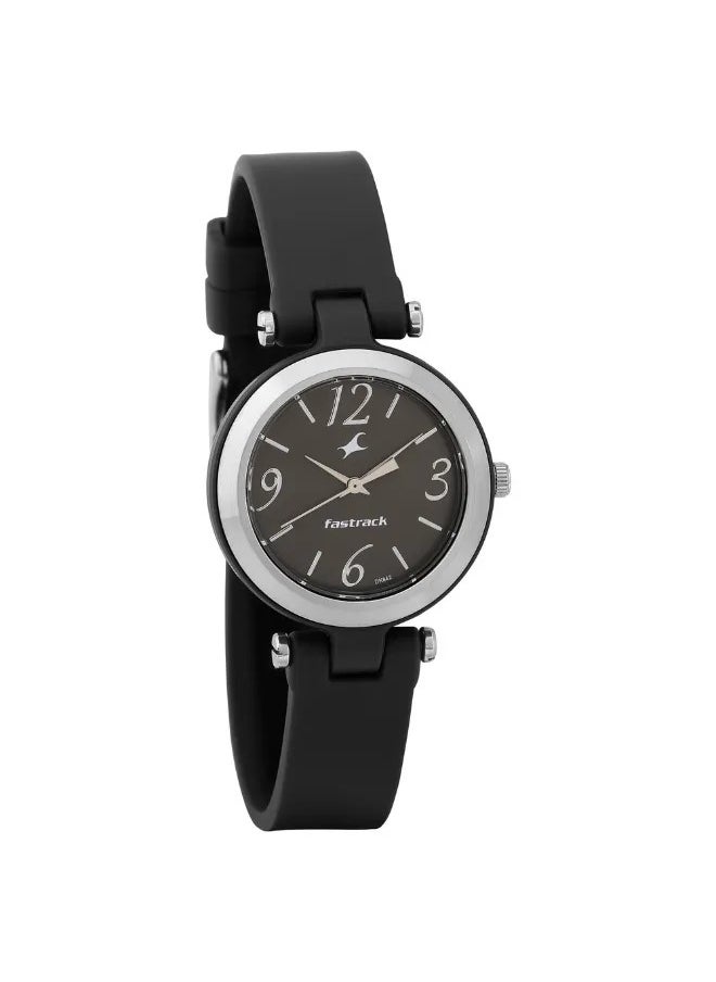 fastrack Women's Analog Round Shape Silicone Wrist Watch - 68015PP01 - 42 Mm  - Image 1