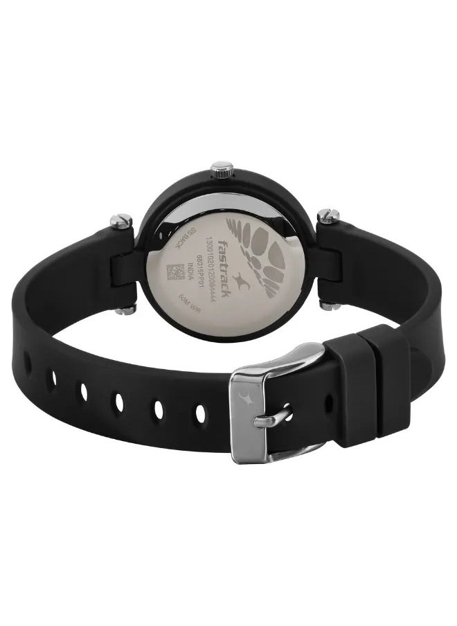 fastrack Women's Analog Round Shape Silicone Wrist Watch - 68015PP01 - 42 Mm  - Image 5