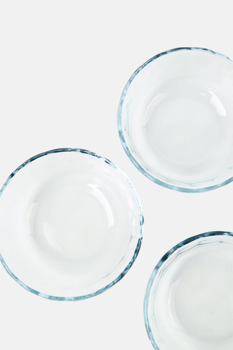 Oreo 4 Pieces Glass Bowl Set, Transparent - Image 3
