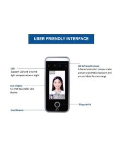 BioEnable BioEnable AI32F Face Finger RFID Time Attendance Access Control System Touch Screen Multi Language Support Wide Dynamic Range  - Image 5