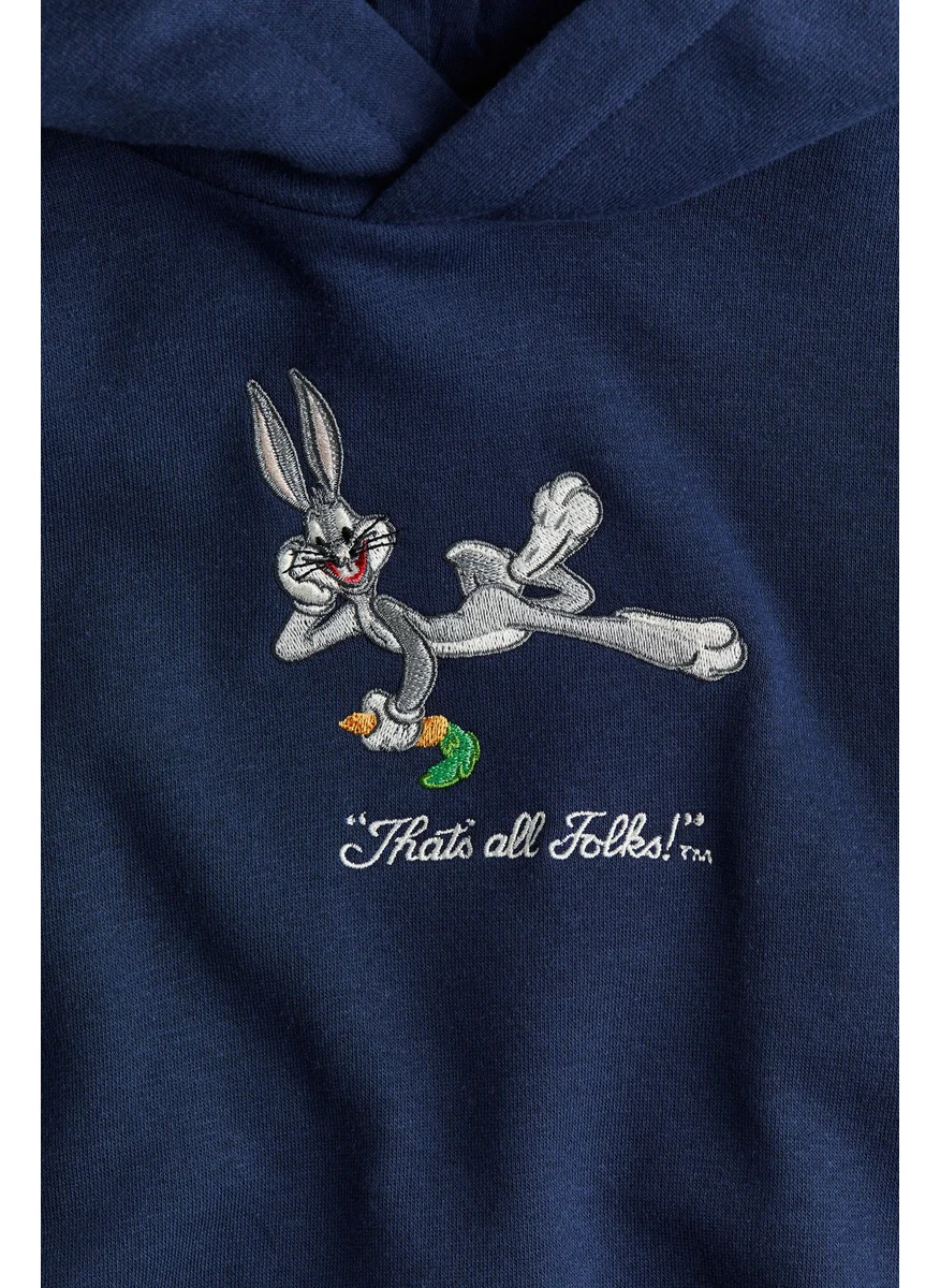 اتش اند ام Motif-Detail Hoodie