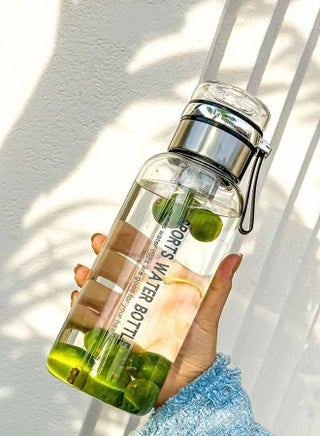 1000ml Large Capacity Clear Sports Bottle Summer Sports Water Bottle High Borosilicate Glass Leakproof Portable Outdoor Water Cup - view 2