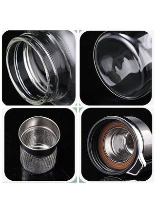 1000ml Large Capacity Clear Sports Bottle Summer Sports Water Bottle High Borosilicate Glass Leakproof Portable Outdoor Water Cup - view 4