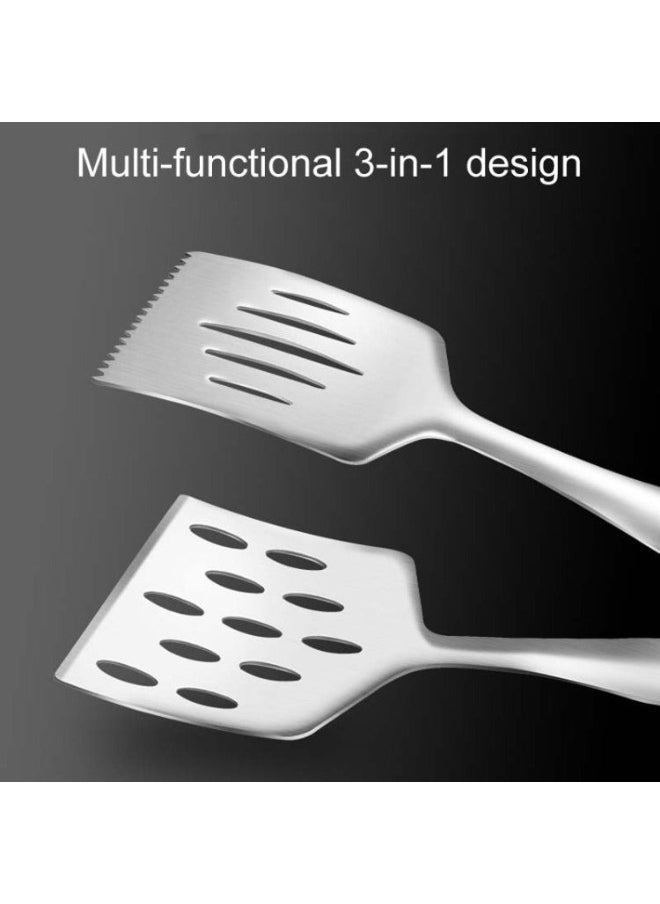 Happy Home Food clip rectangle stainless steel serving handle - silver  - Image 4