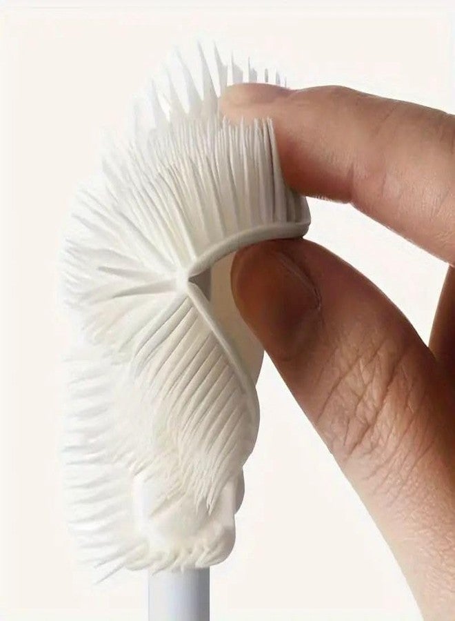 SHINOARI Multi-Function Silicone Bottle Cleaning Brush Scrubber Brushes for Cup Cleaner Brush Long Handle | Portable Foldable Cleaning Brush Soft Water Bottle Brush Kitchen Household Supplies - Image 4