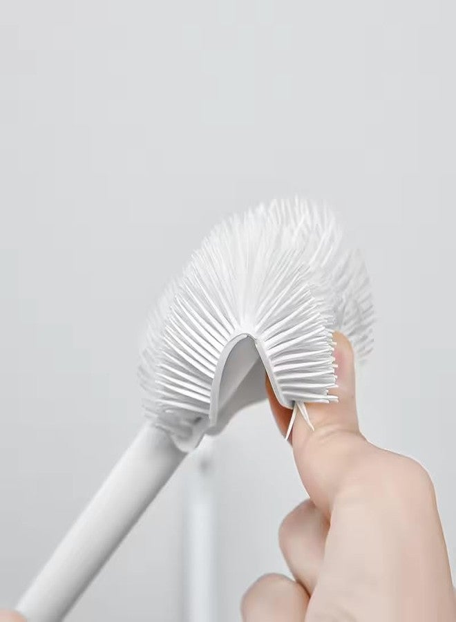 SHINOARI Multi-Function Silicone Bottle Cleaning Brush Scrubber Brushes for Cup Cleaner Brush Long Handle | Portable Foldable Cleaning Brush Soft Water Bottle Brush Kitchen Household Supplies - Image 5