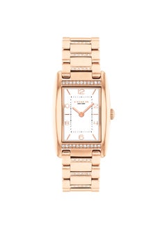 COACH Rectangle Analog Women's White Case Watch - 14504317  - Image 1