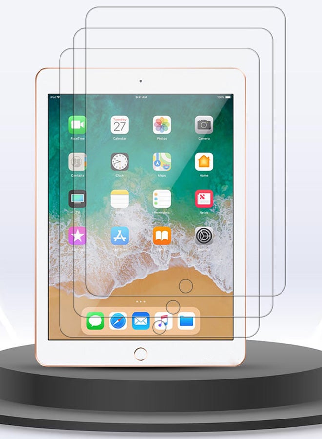 CATANES 3 Packs For Apple iPad Air 2 / iPad Air Screen Protector 9H Hardness Tempered Glass Scratch Resistant HD Display Screen Protector - Image 3