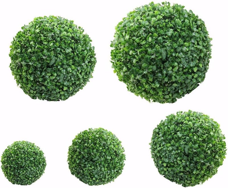 Dioche Green Plastic Plant Ball 20cm Decoration Elegant Home Outdoor Wedding Party Plants Grass Ball (1) - Image 2