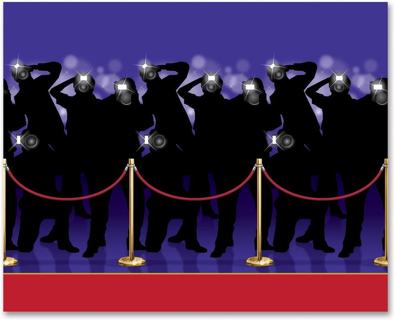 Beistle خلفية بيستيل بابارازي البلاستيكية - Image 1