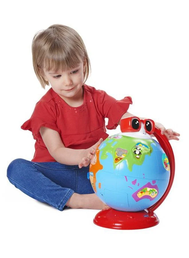 شيكو Dante The Talking Globe, Educational and Interactive World Map to Learn Geography, 2-6 Years