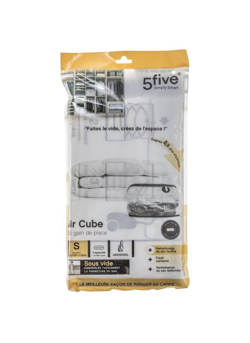 كيس فراغ مكعب هواء من بولي إيثيلين وبولي أميد 80 × 80 × 39 سم 2 قطعة