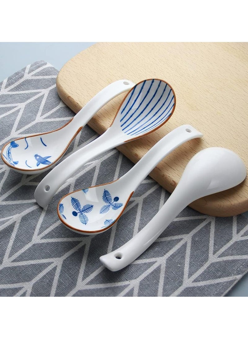 Porcelain Soup Spoons,Set of 4  - Image 4