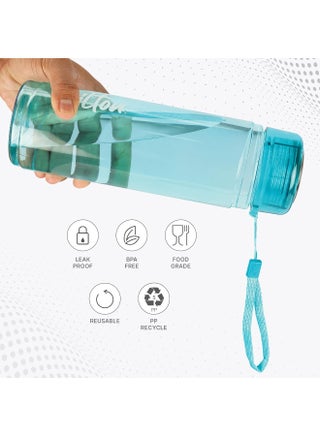 Milton 1 Litre Reusable Plastic Water Bottle – BPA-Free, Leakproof Fridge Bottle for Home, Office, Travel & Gym – Hector 1000, Blue - view 2