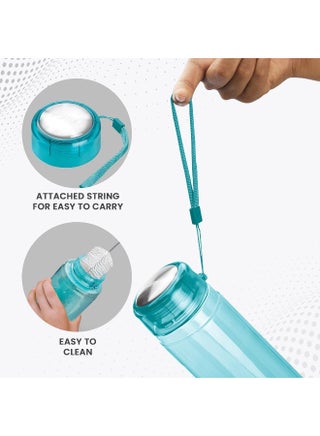 Milton 1 Litre Reusable Plastic Water Bottle – BPA-Free, Leakproof Fridge Bottle for Home, Office, Travel & Gym – Hector 1000, Blue - view 4