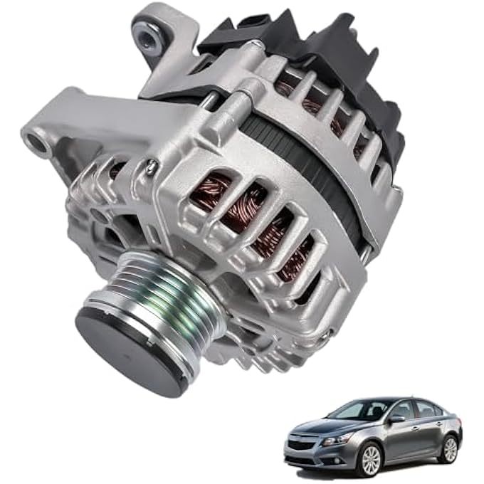 TEKKOAUTO Alternator Replacement for Chevy Cruze 1.4L l4 2012-2016130A 12V 13588290 13581891 - Image 1