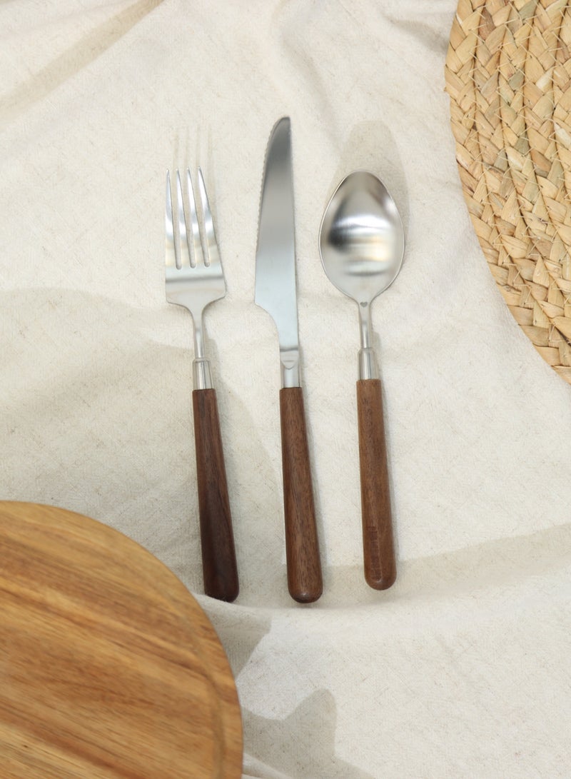 touche déco Wooden Cutlery Set - Image 2