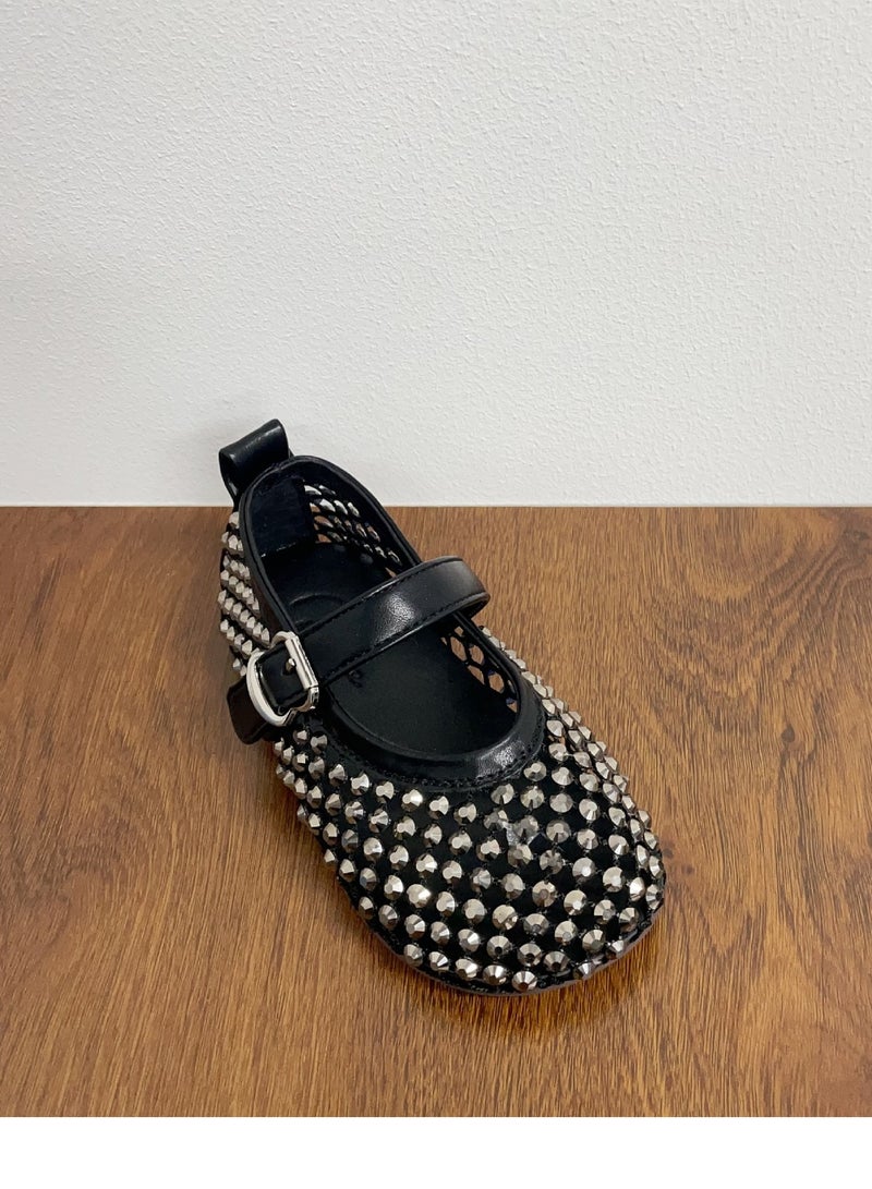 Children's Flat Sandals Princess Shoes - Image 1