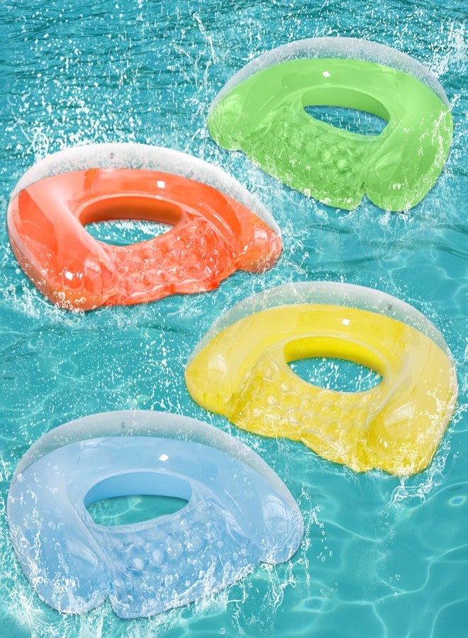 PuppyuWill 4 Pack Pool Floats Adult, PuppyuWill Minimalist Design Pool Chair Float, 52" X 38" Dopamine Colors, Drifter, Chair, Hammock 3-in-1 Inflatable Pool Toys for Pool Party, Lake, River, Sea, Outdoor - Image 1