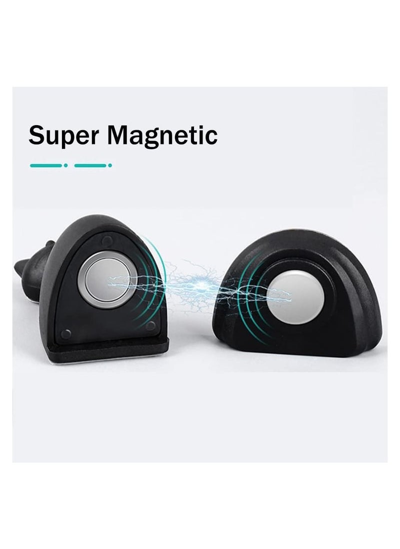 KASTWAVE Magnetic Door Stopper Catch Wall Protector, Black Cat Shape Door Stop for Bottom of Door, No Punching Anti-Collision with 3M Tape for Door of Bedroom, Balcony, Kitchen, Entry, 2Pcs  - Image 4