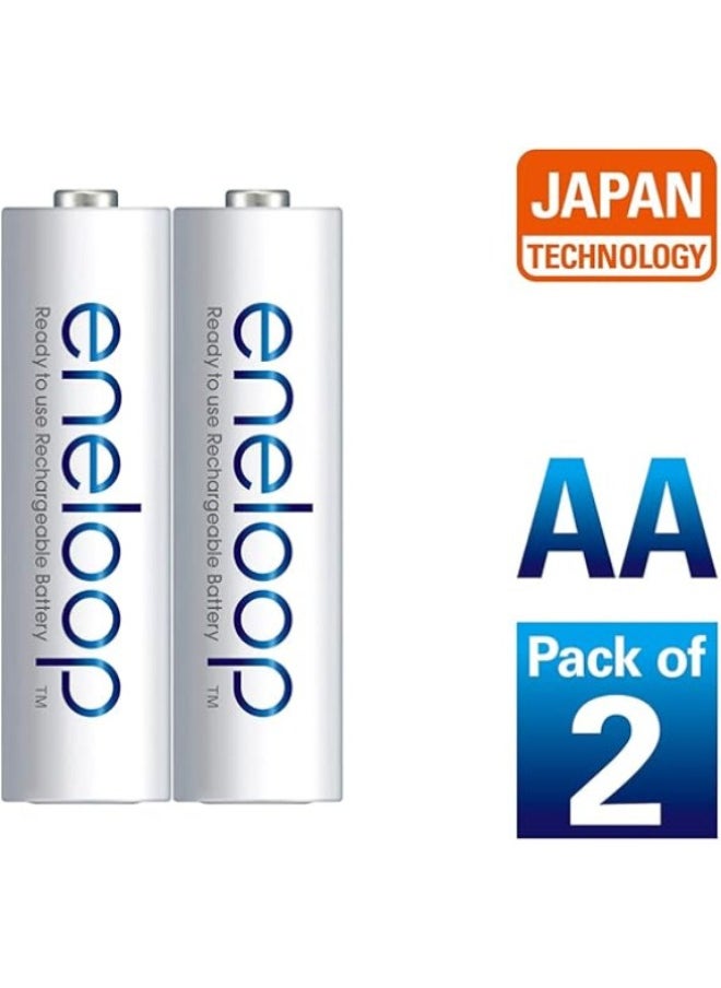 Panasonic Panasonic Eneloop 2-Cells 2000mAh AA Rechargeable Batteries  - Image 2