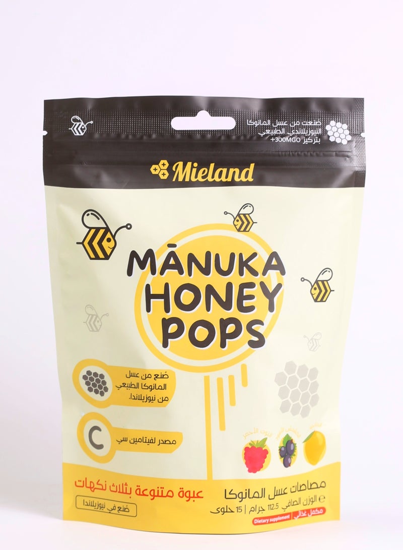 Manuka Honey Pops 112.5 gm 15 pieces - Image 1