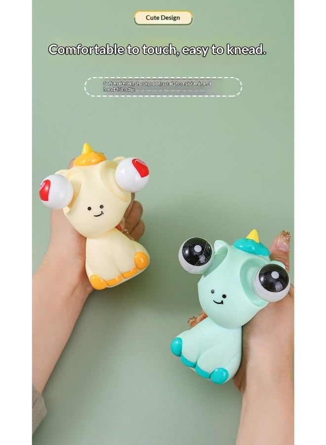 Day Wins 3-Pack Pop-Eyed Angel Unicorn Pony Squeezable Stress Relief Toys for Kids and Adults, Fun and Anxiety-Relieving Gadgets (3 Sizes) - Image 5