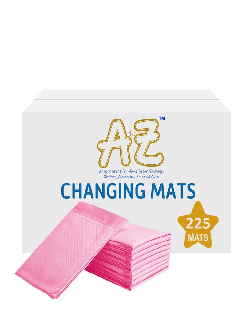 A To Z - Disposable Changing mats (45x60cm) Large, Pack Of 225 - Pink - Image 1